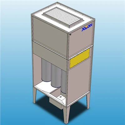 Ett-trinns innendørs utmattende pulvergjenvinningssystem