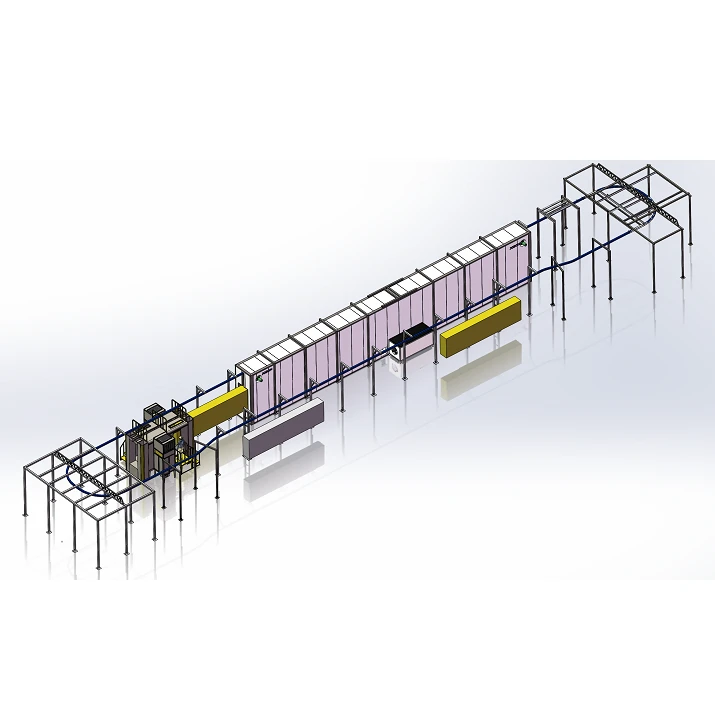 Arbeidsbesparende Lav Invest Halv-automatisk Coating Line Direct Produsent