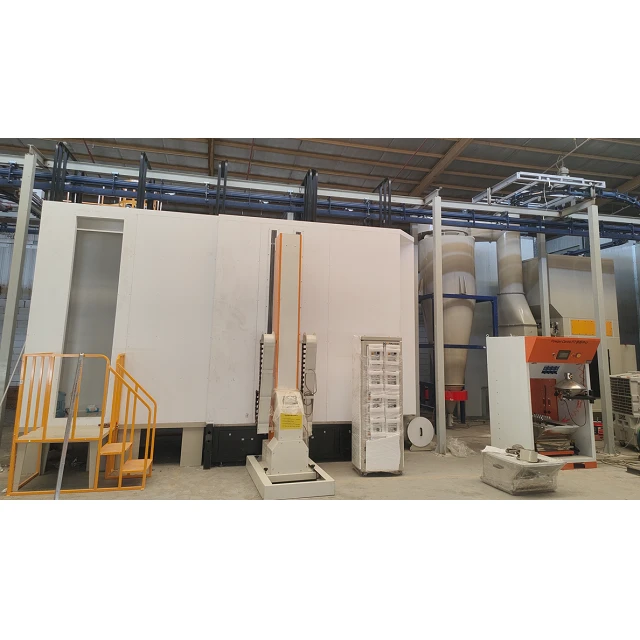 PVC Sandwich Automatisk pulverlakk Spraying Cabin