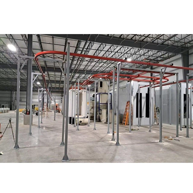 Stable Running Fully Automatic Electrostatic Powder Coating Line